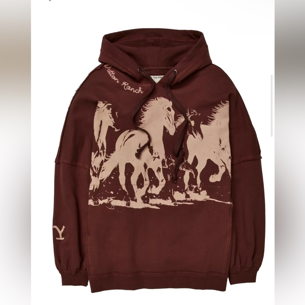 Free People x Yellowstone We Hoodie Size XL NWT